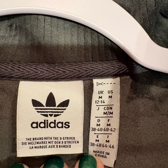 Adidas tracksuit women’s size M grey/charcoal - Picture 4 of 16